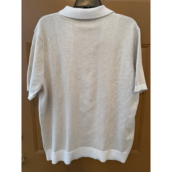 Goodfellow Men's Cream Sweater Short Sleeve Polo Size XL NWT - Picture 5 of 5